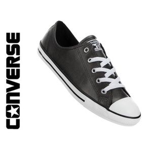Converse Gray All Star Metallic Leather size 7.5